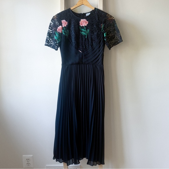 ASOS Mixed Media Occasion Dress - Picture 2 of 6